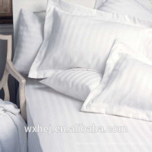 Star Hotel Use Vente en gros 50Poly 50Cotton 240 Thread Count Satin Stripe Taie d&#39;oreiller